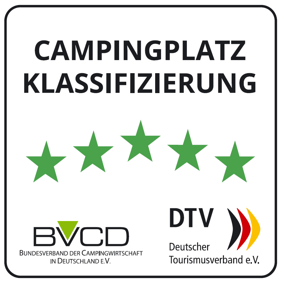 Logo 5 Sterne Camping Klassifizierung