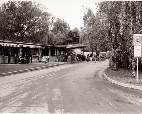 Einfahrt Camping Kirchzarten frher
