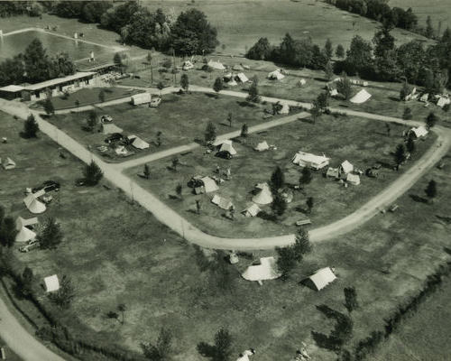 Luftaufnahme Camping Kirchzarten